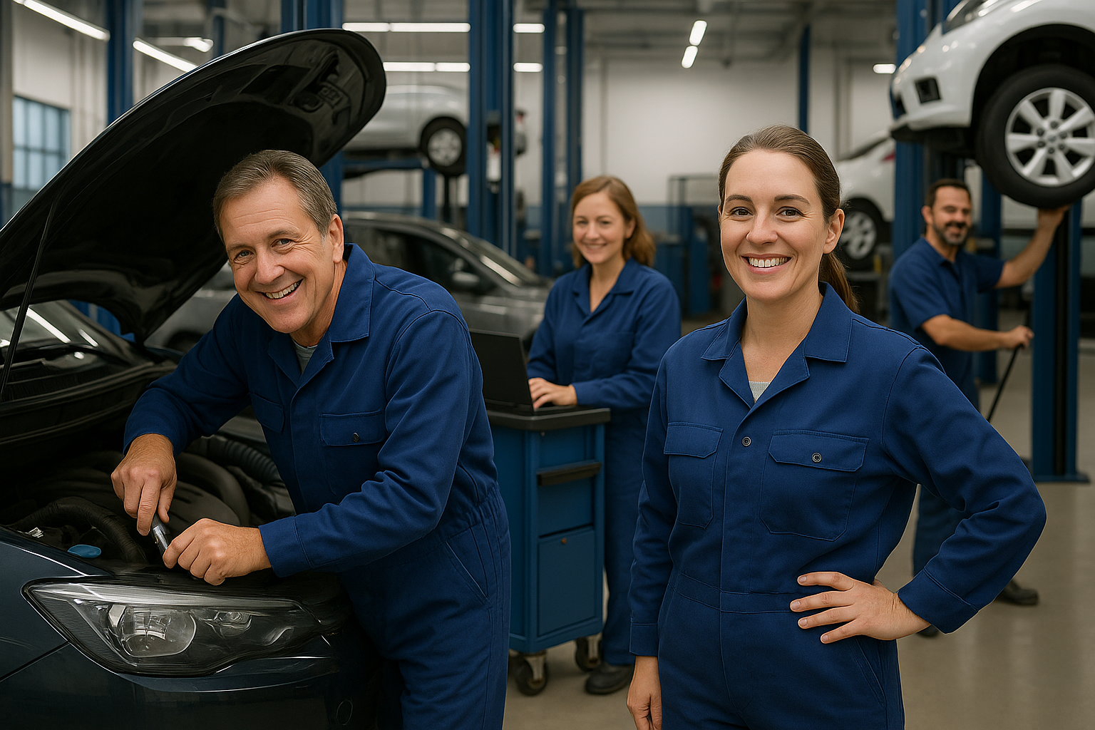 Unser Team bei der Arbeit